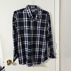 Express Men's Fitted Button Up Shirt